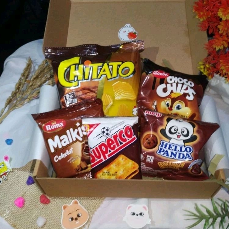 

SNACK BOX TERMURAH COKLAT | HADIAH SIDANG | SEMPRO | ULANG TAHUN | BIRTHDAY | WISUDA | KADO PACAR