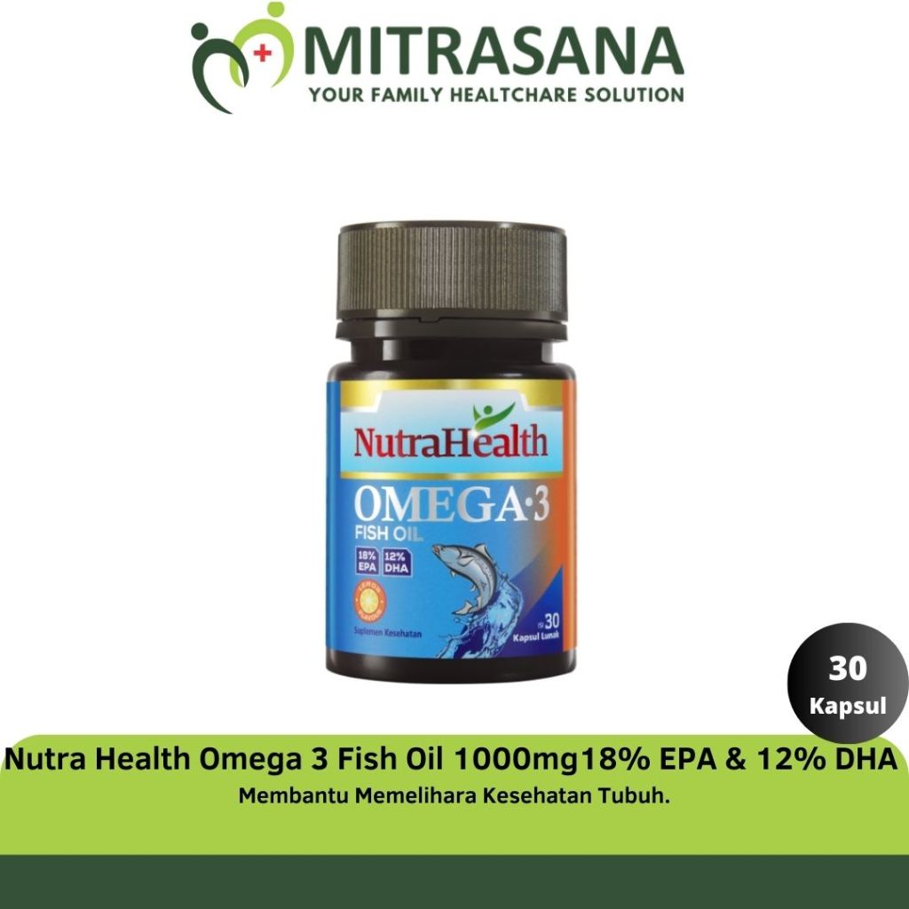 NutraHealth Omega 3 Fish Oil 18% EPA 12% DHA
