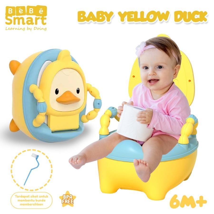 Bebe Smart Pispot Toilet Training - Baby Potty Duck - Toilet Duduk Kids Karakter