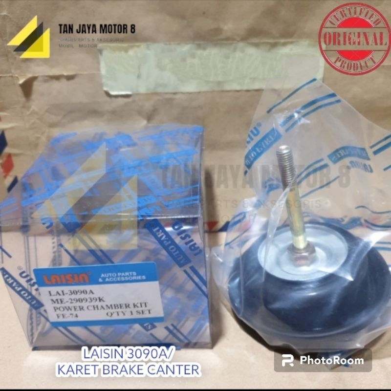 KARET BRAKE BRIK VACUM CHAMBER MITSUBISHI CANTER PS110 PS125 MERK LAISIN 3090A