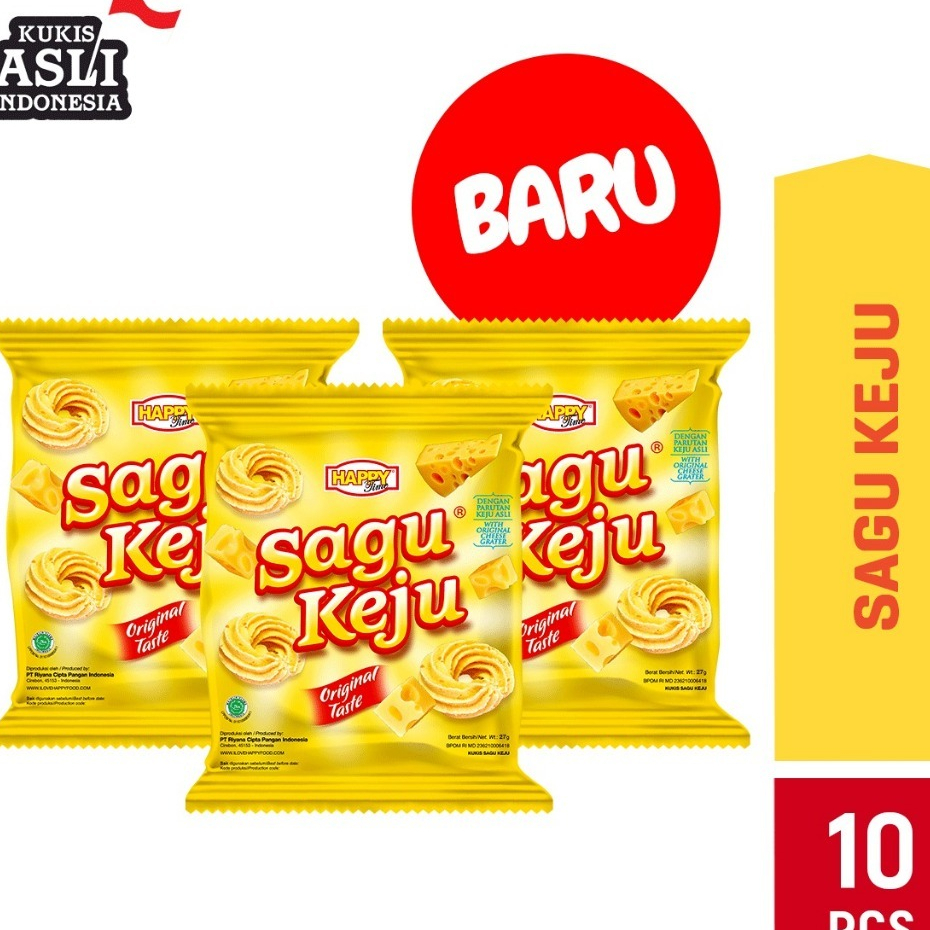 

HAPPY TIME SAGU KEJU 27GR 1RC ISI 10 PCS