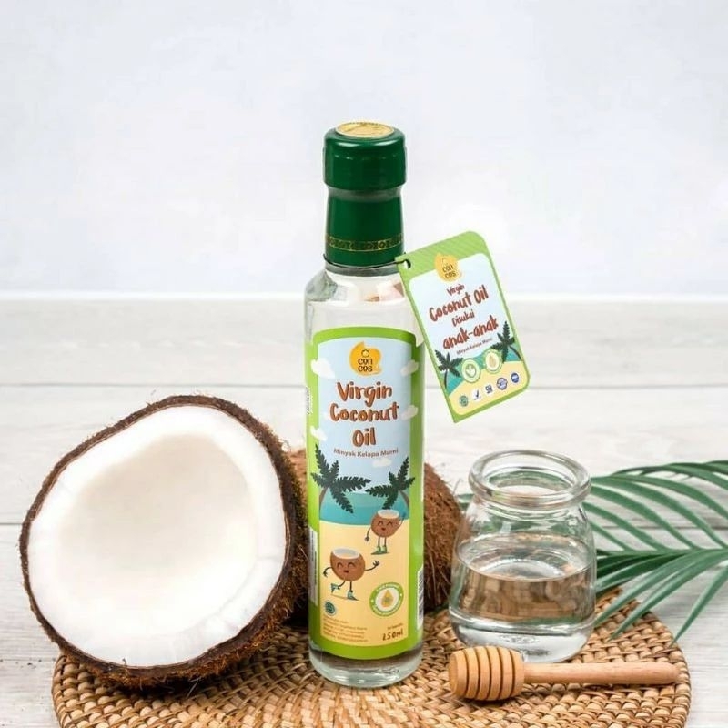 

Concos Virgin Coconut Oil Kids 250ml Virgin Coconut Oil ORGANIC ( minyak kelapa murni 100% )