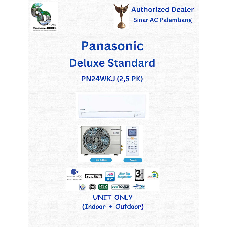 AC Panasonic 2,5 PK PN24WKJ DELUXE NANOEX SIBIRU
