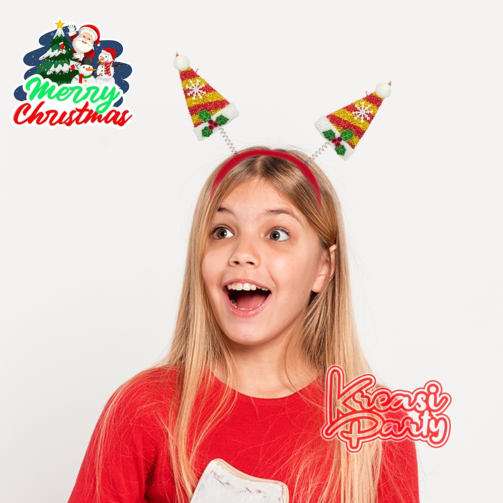 Bando Natal 4 / Bandana Natal / Head Band Christmas / bando xmas