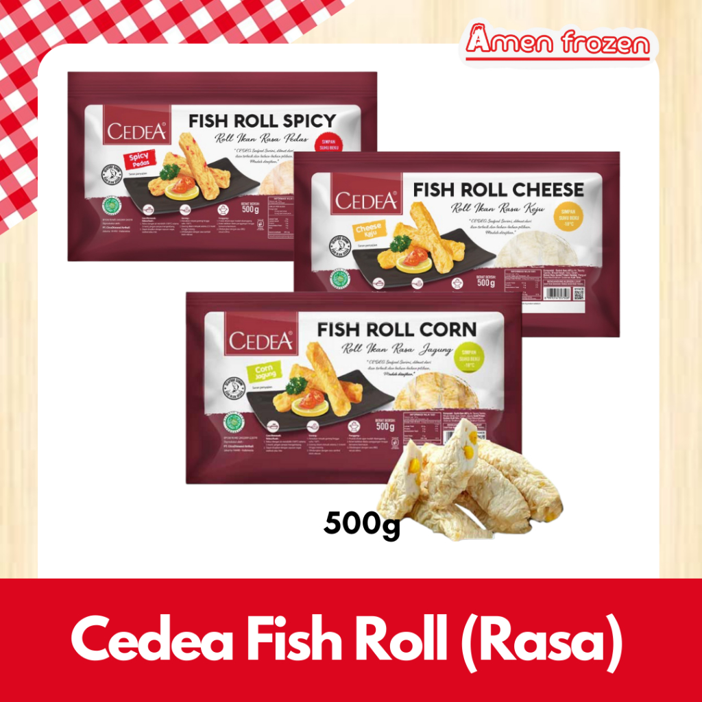 

Cedea Fish Roll Cheese, Spicy, Corn 500g, Original 500g