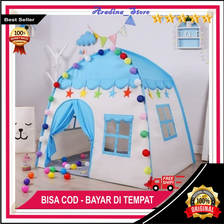 Tenda Anak Rumah Rumahan Lipat Mainan Tenda Anak Jumbo Tendaan Castle Perempuan Besar Karakter Murah