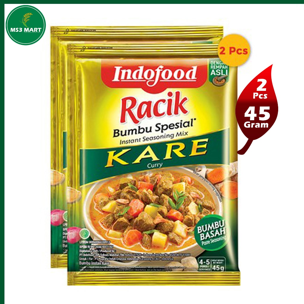 

Indofood Racik Bumbu Spesial Kare 45 Gram 2 Pcs | MS3 Mart