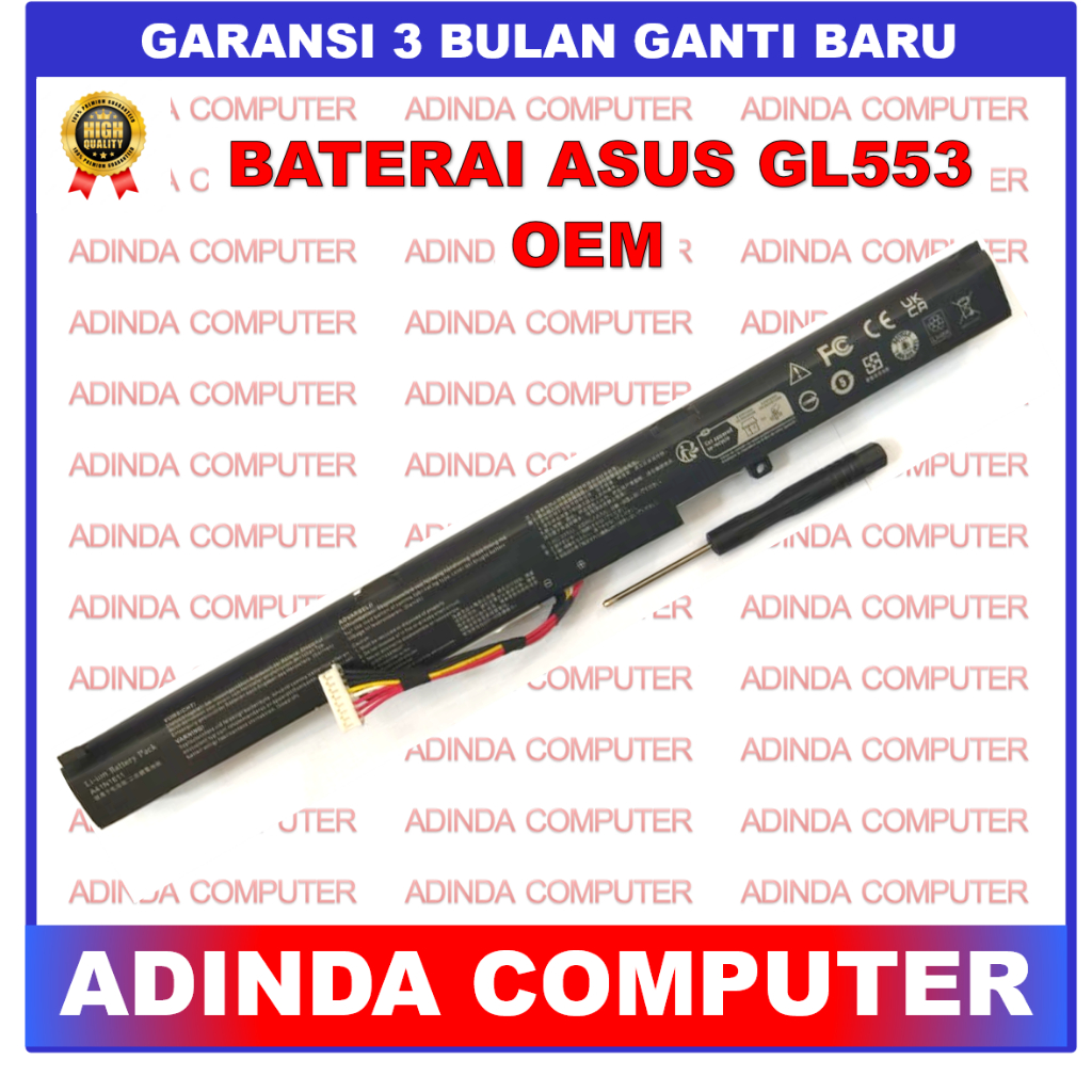 Baterai Battery ASUS ROG GL553 GL553VD GL553VE GL553VW GL753VD GL753VE