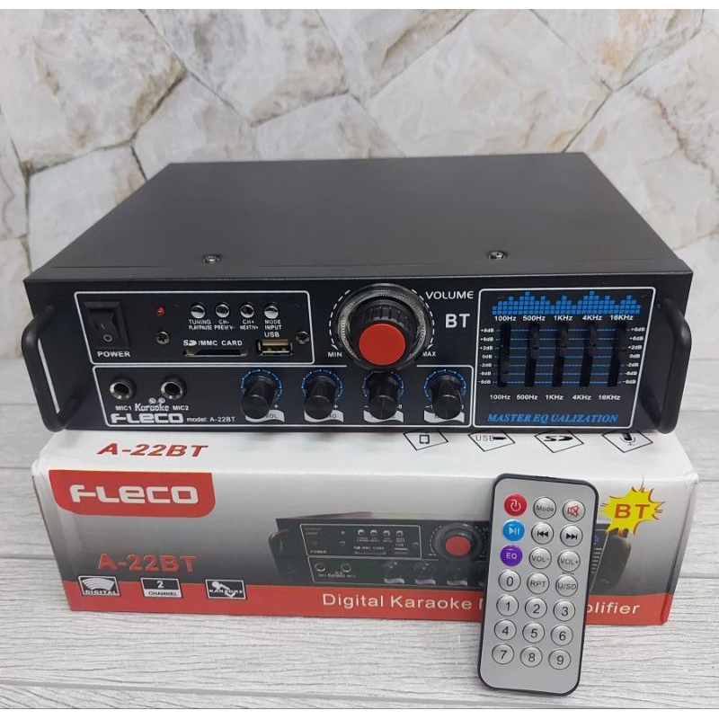 Amplifier fleco A 22 BT amplifier karaoke