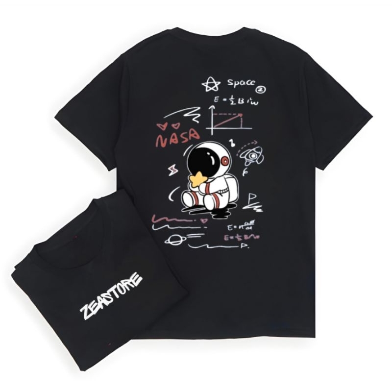 Kaos Distro Nasa DS Lengan Pendek Premium Quality Baju Pria