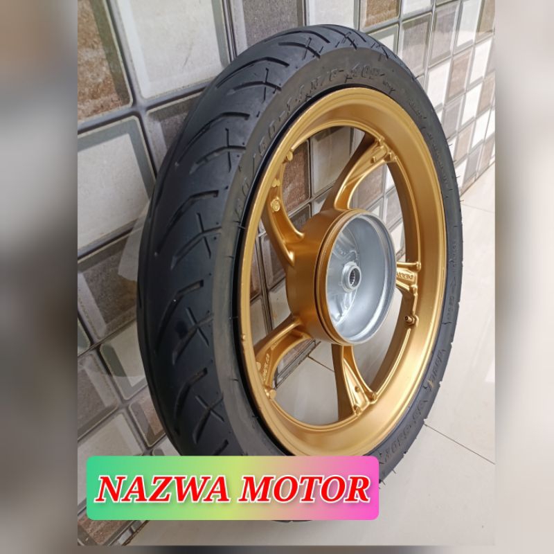 VELG RACING BELAKANG MIO J - MIO SOUL - X RIDE ORIGINAL PLUS BAN