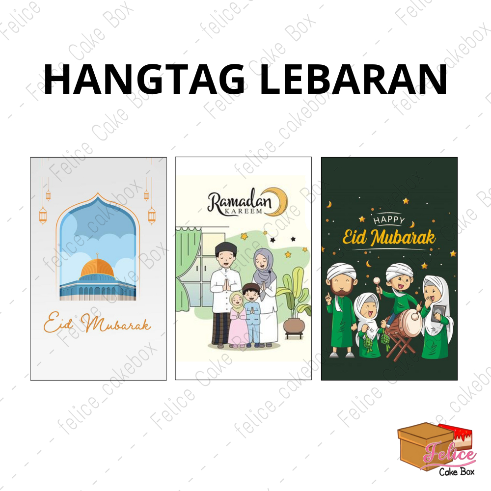 

HAPPY EID MUBARAK HANG TAG / GIFT TAG PARCEL HAMPERS HARI RAYA LEBARAN / SOUVENIR TAG / GIFT TAG HAMPERS LEBARAN