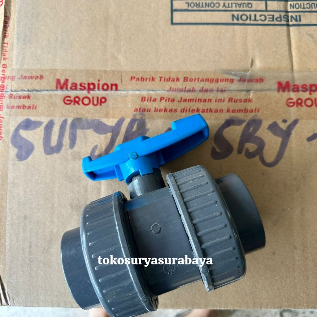 PENGUIN Double Union 11/2" Ball Valve 11/2" STop kran 11/2" Ball Valve Stop kran Watermur 11/2" 1.5"