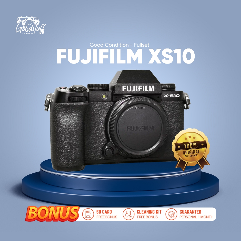 Mirrorles Fujifilm XS10 Mulus banyak Bonus Fullset