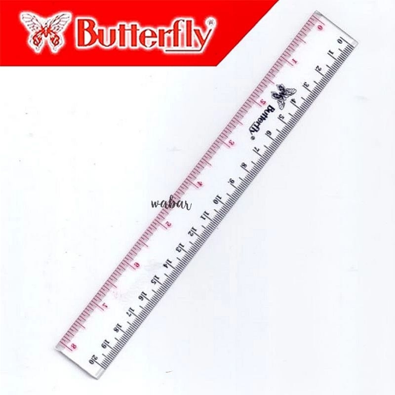 

penggaris 20 cm / mistar/ ruler butterfly