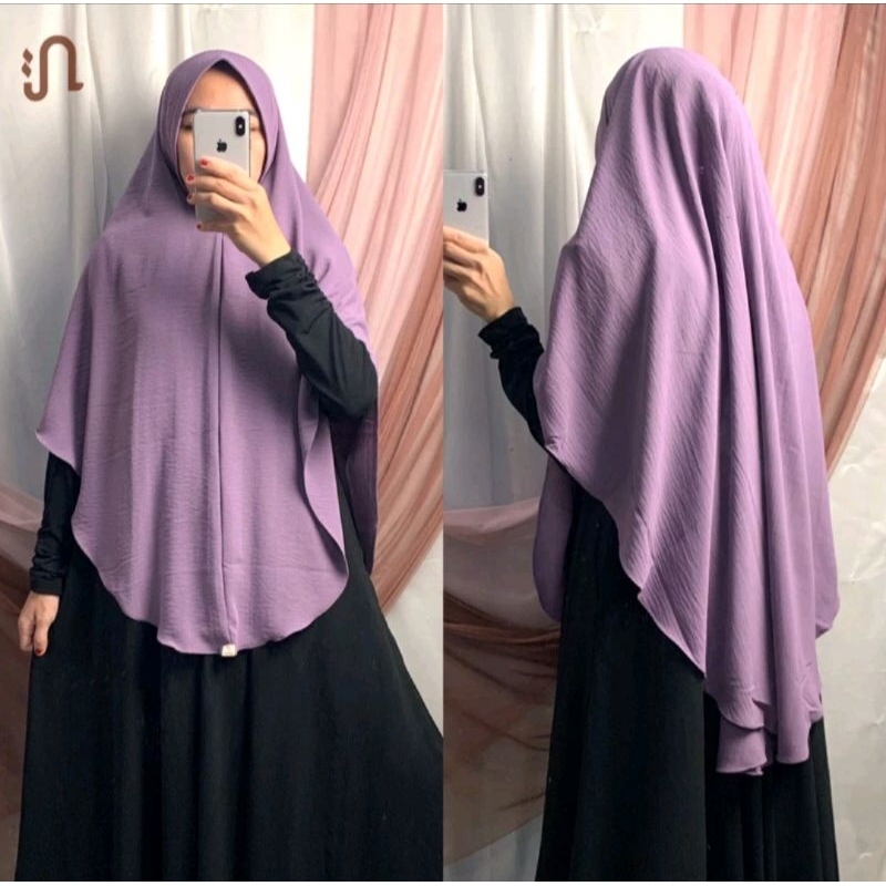 Lubna Crinckle Khimar by Nadia Hijab