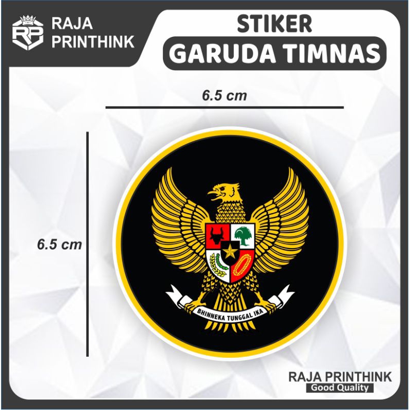 Stiker Logo Garuda Pancasila Indonesia / Stiker Logo Garuda Timnas Waterproof