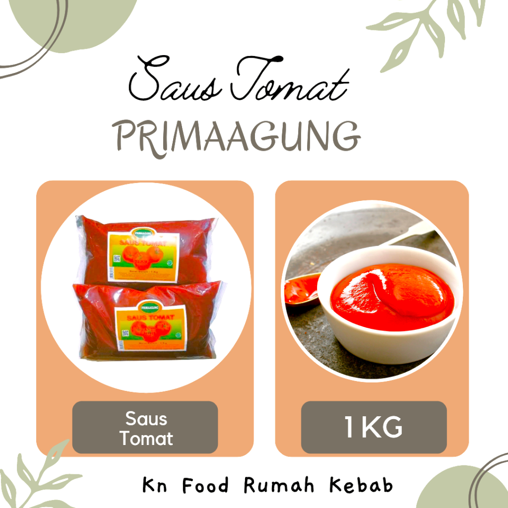 

Saos Tomat Prima - Saus Tomat Prima - 1 Kg - Tomat Prima - 1Kg