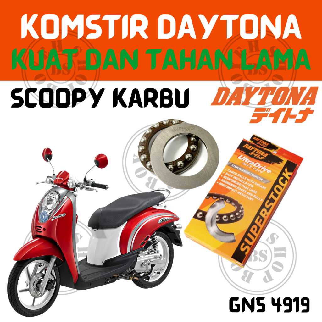 Komstir Scoopy Karbu Daytona Original 4919