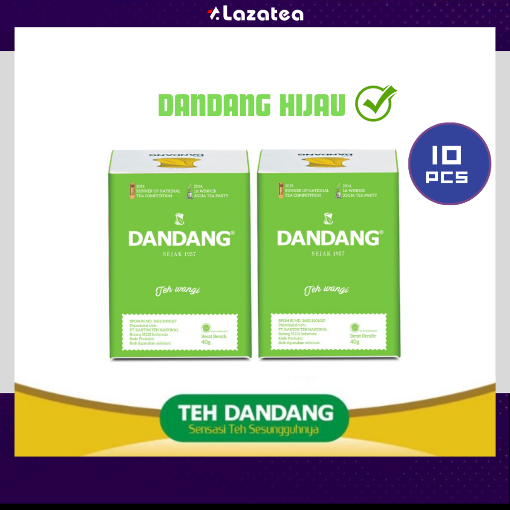 

1 Slop Teh Dandang Hijau 40gr isi 10 Pcs - Teh Tubruk