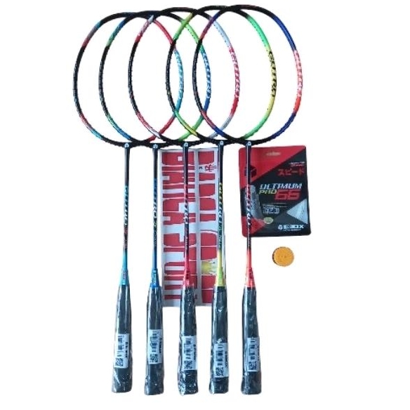 raket badminton EBOX GLITRO 72 original