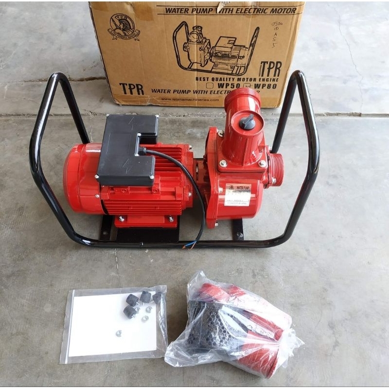 Mesin Water Pump Alkon Pompa Listrik Sedot Air Kolam Sawah 3" dim TPR