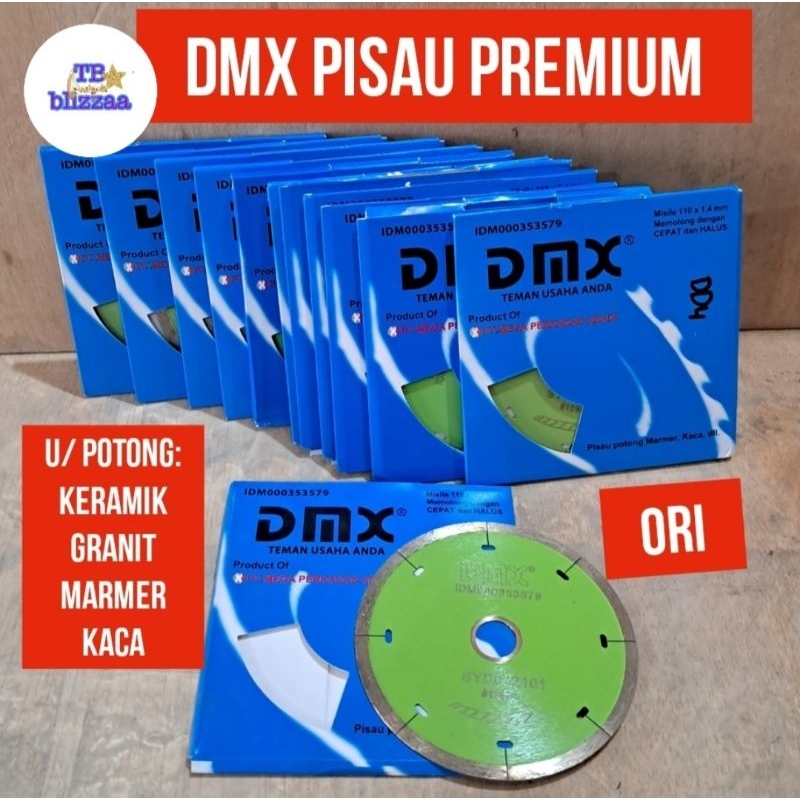 DMX Diamond Wheel DMX Missile Pisau Potong Granit Pisau Marmer Keramik ORI Premium