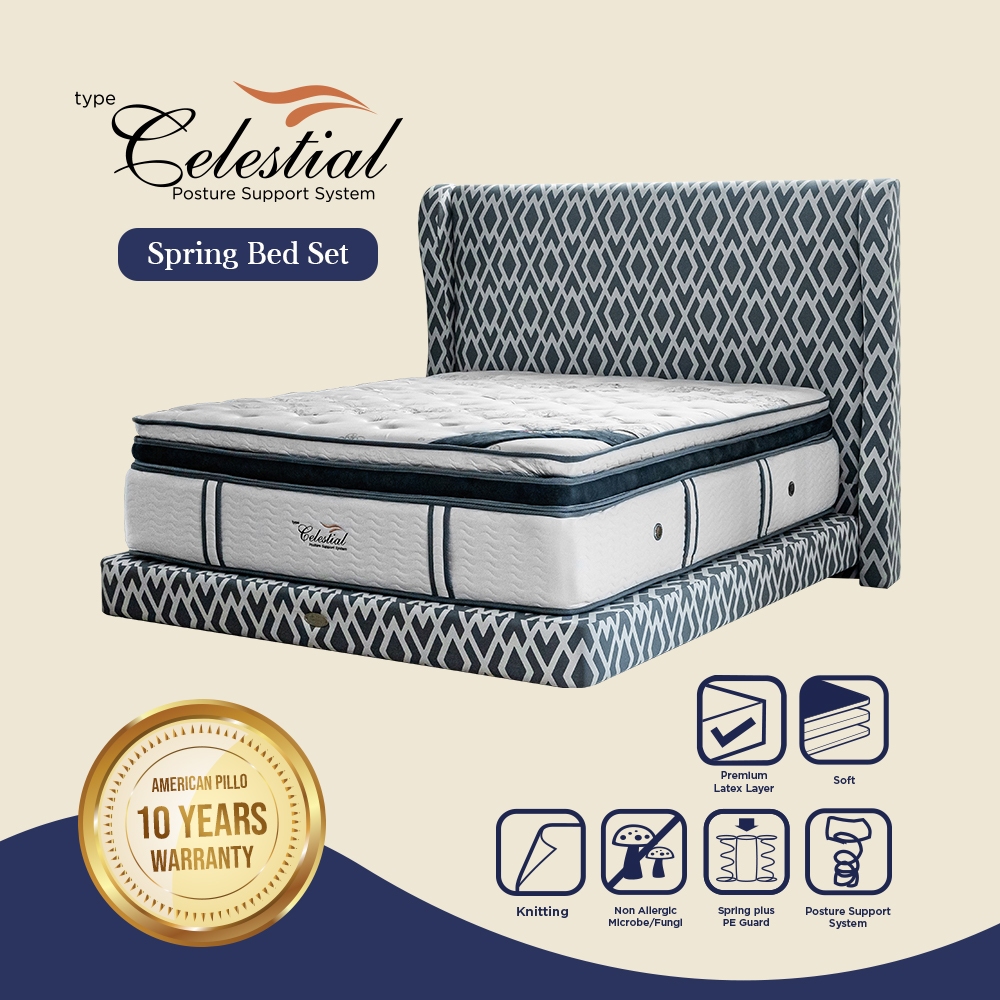 Kasur Springbed Set - American Pillo Celestial