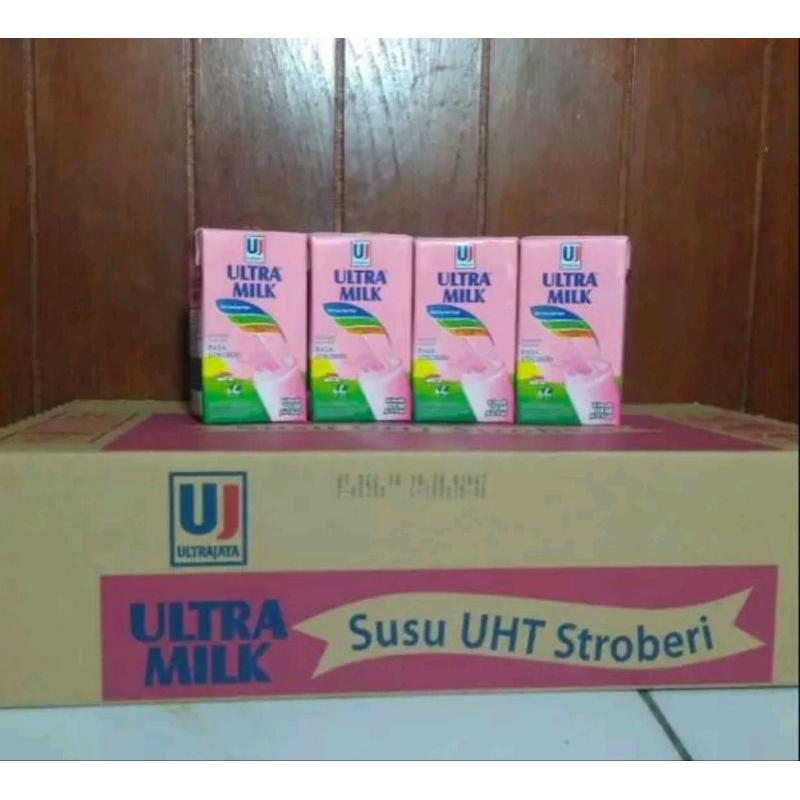 

Susu ultra milk strawberry 125ml