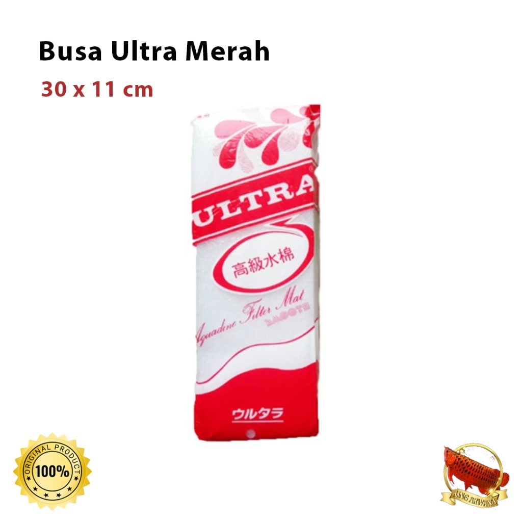 Busa Filter Ultra Merah Kapas Filter Aquarium
