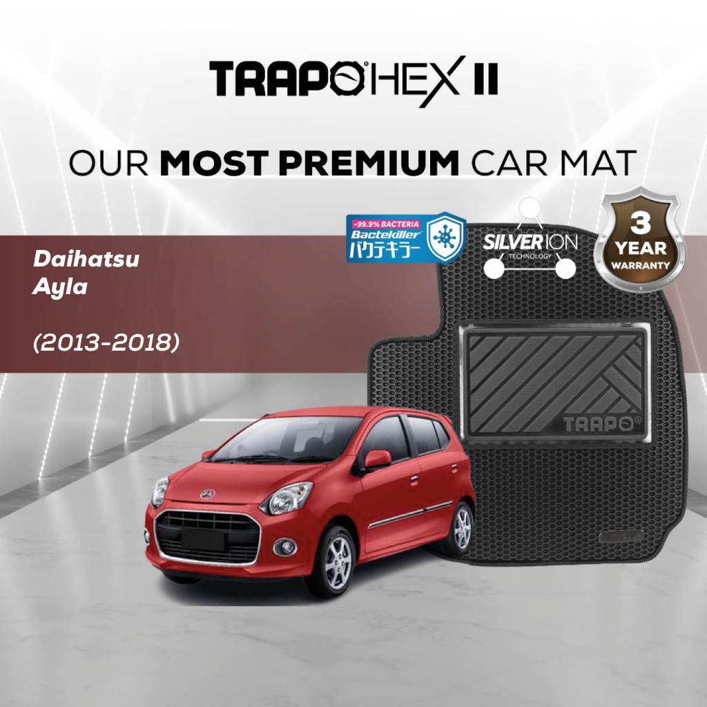 Karpet Mobil Trapo Hex II Daihatsu Ayla (2013-2018)