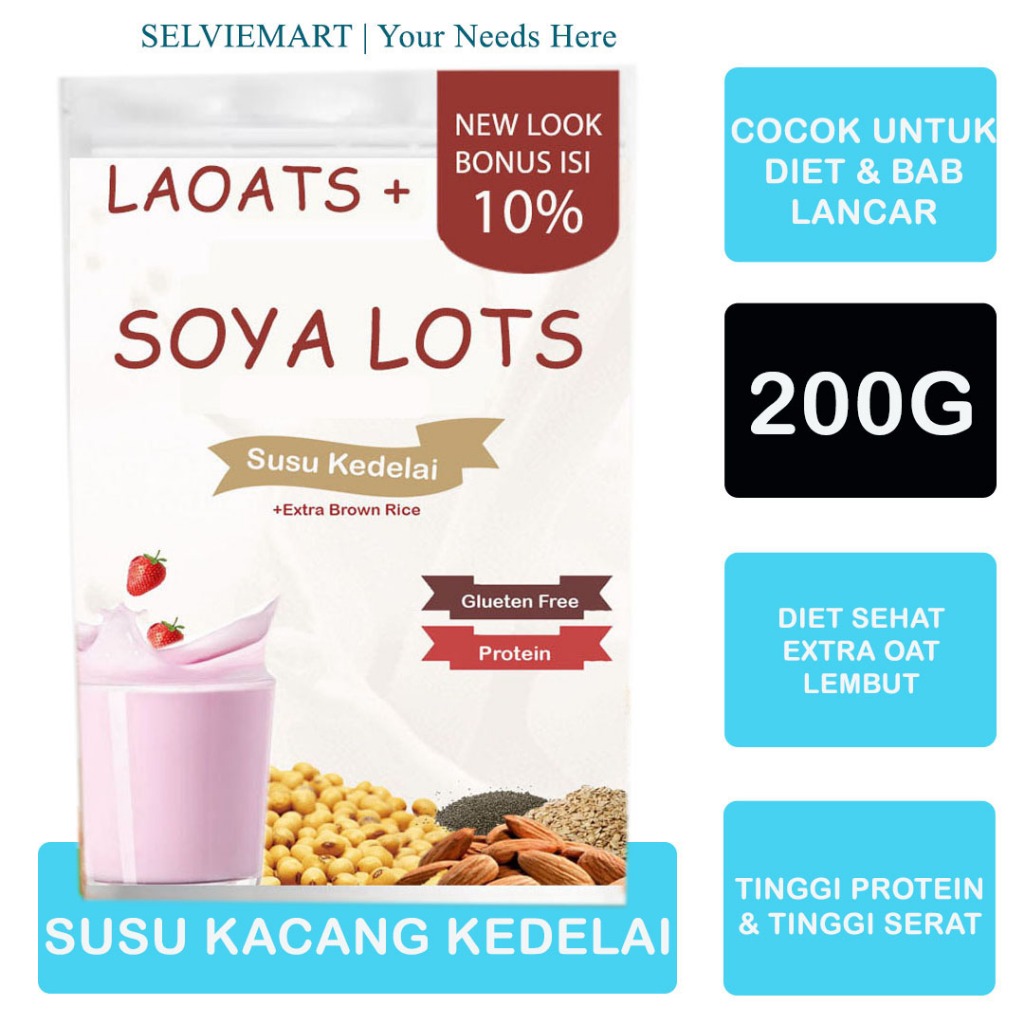 

Susu Protein Tinggi Whey Protein Kedelai Susu Bubuk Oat Milk Susu Bubuk Kedelai Murni Laoats