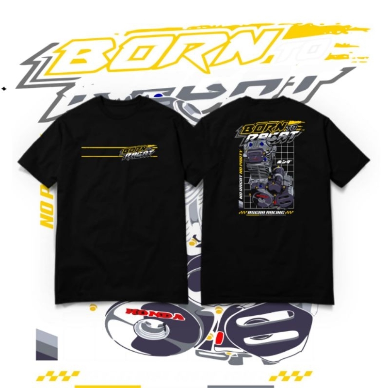 KAOS MESIN CB RAGAT/KAOS CB MP/GL/TIGER COTTON COMBED