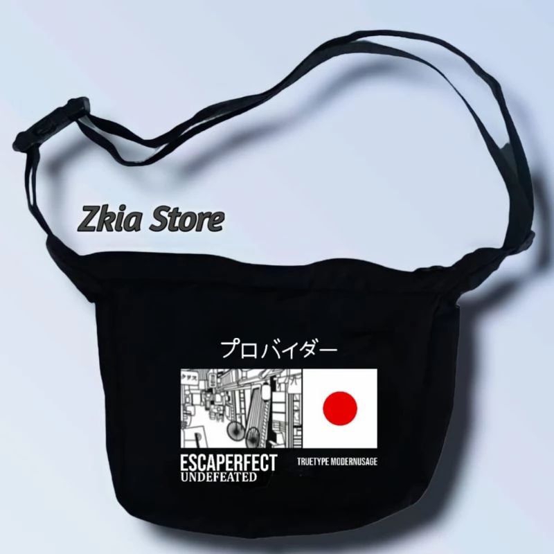 Tas selempang pria murah Sling bag cowok distro anti air waterproof Original SlingBag kanvas pria Wa