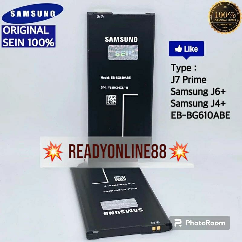 Baterai Batre Battery Samsung galaxy J7 prime / J4+ J6+ Battery J4 plus J6 plus Original