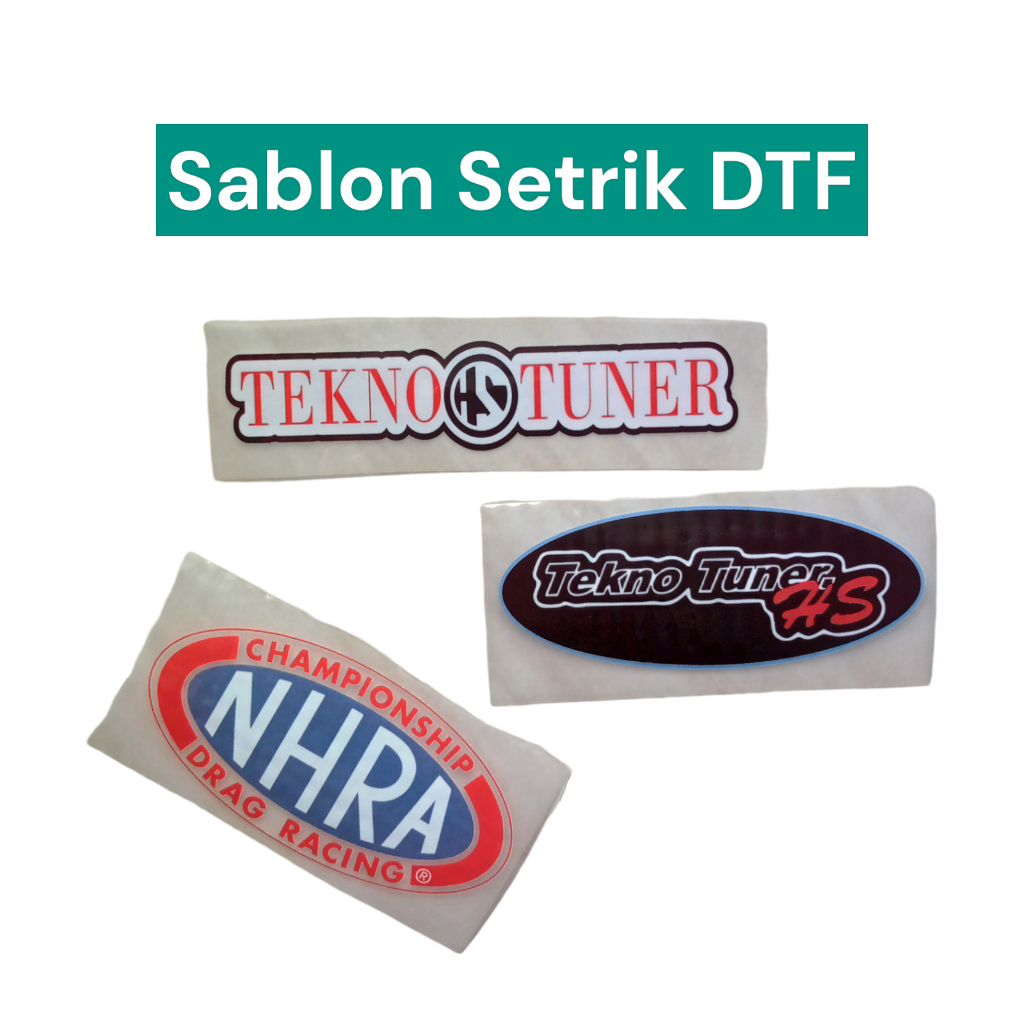 

Sablon DTF Tekno Tuner Hs NHRA Championship