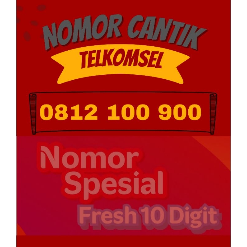 Nomor cantik 10 digit super nomor cantik telkomsel