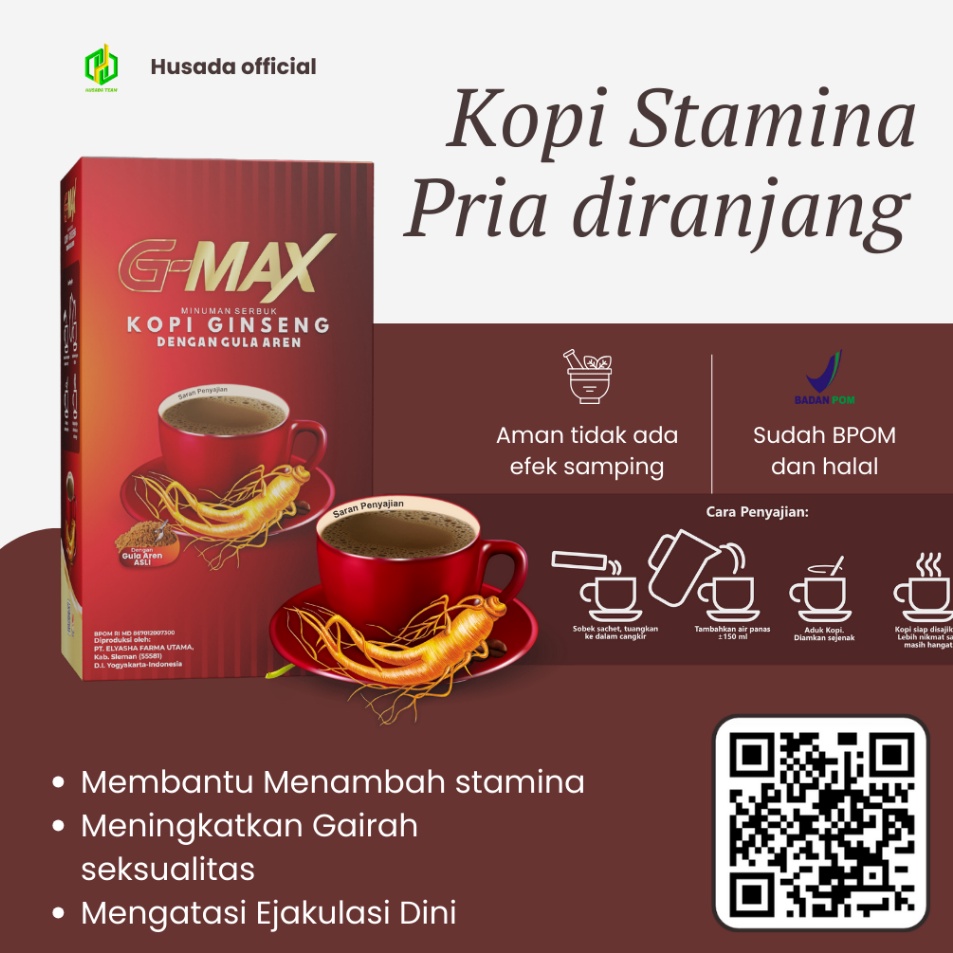 

Belanja hemat kopi G Max Kopi Stamina Pria Dewasa Original Tahan Lama