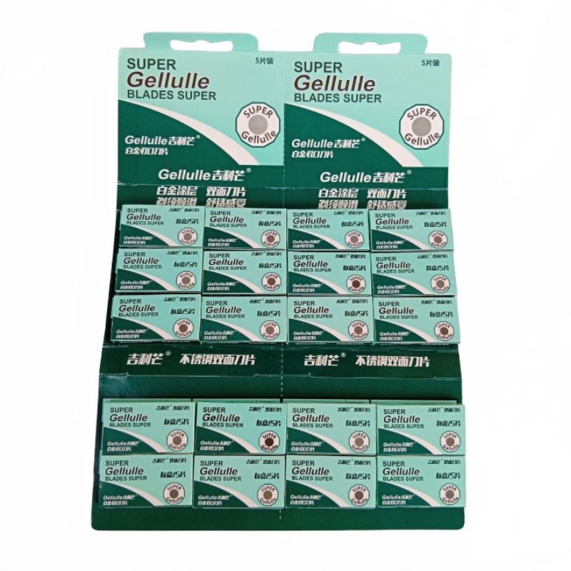 Gellulle Pisau Silet Alat Cukur Cukuran Barber Barbershop Super Paling Tajam Razor Berkualitas Tukan