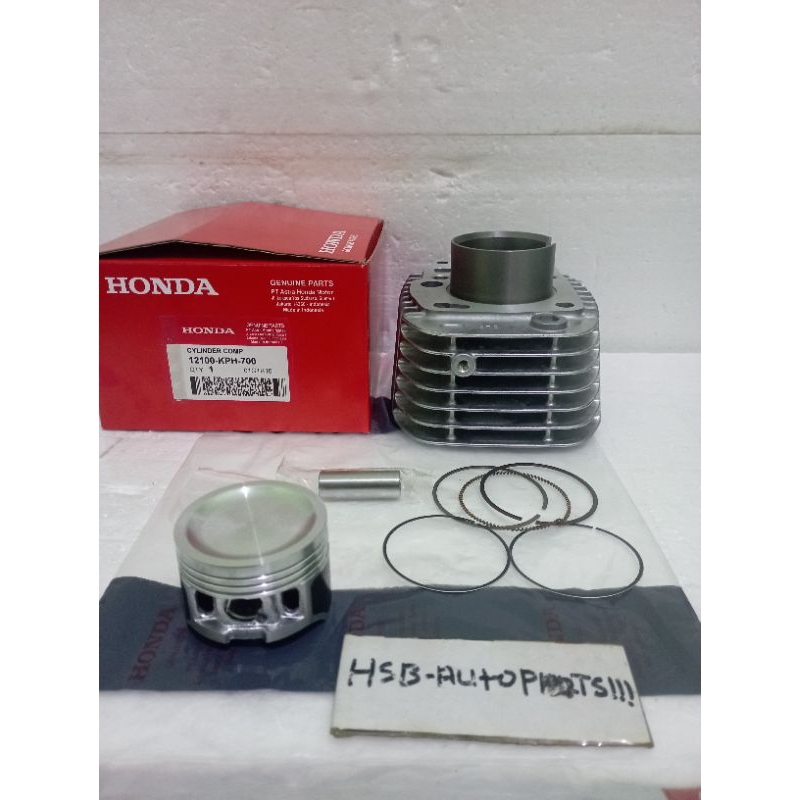 BLOK SEHER KOMPLIT HONDA KHARISMA KIRANA SUPRA X 125 LAMA KARBU KPH