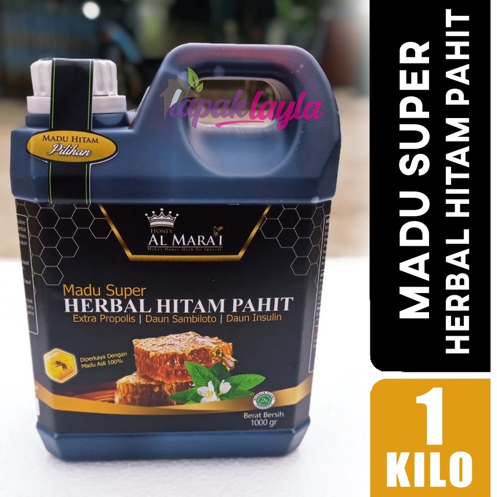 

Flash Sale Madu Super Herbal Hitam Pahit Plus 1 kg