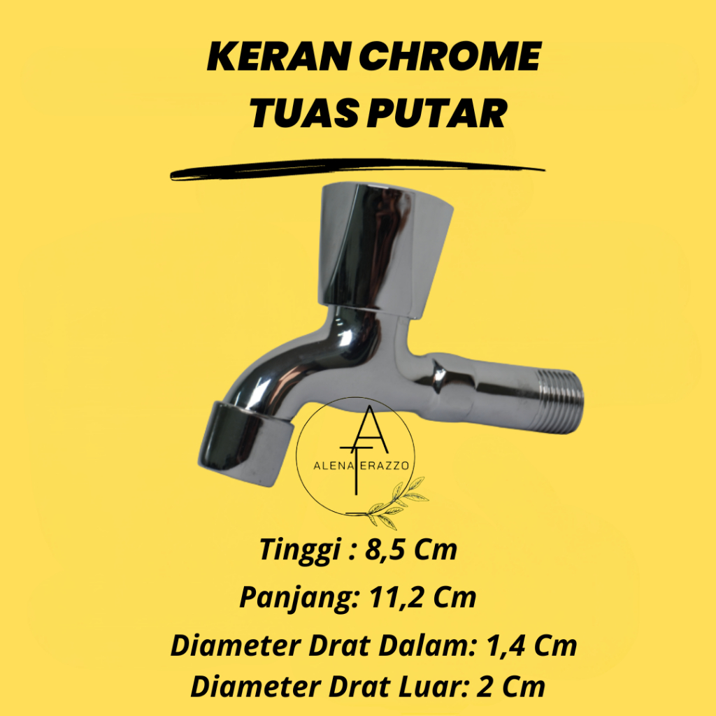 ALENA TERAZZO KRAN WASTAFEL CUCI TANGAN STAINLESS UNIK DAN ELEGAN