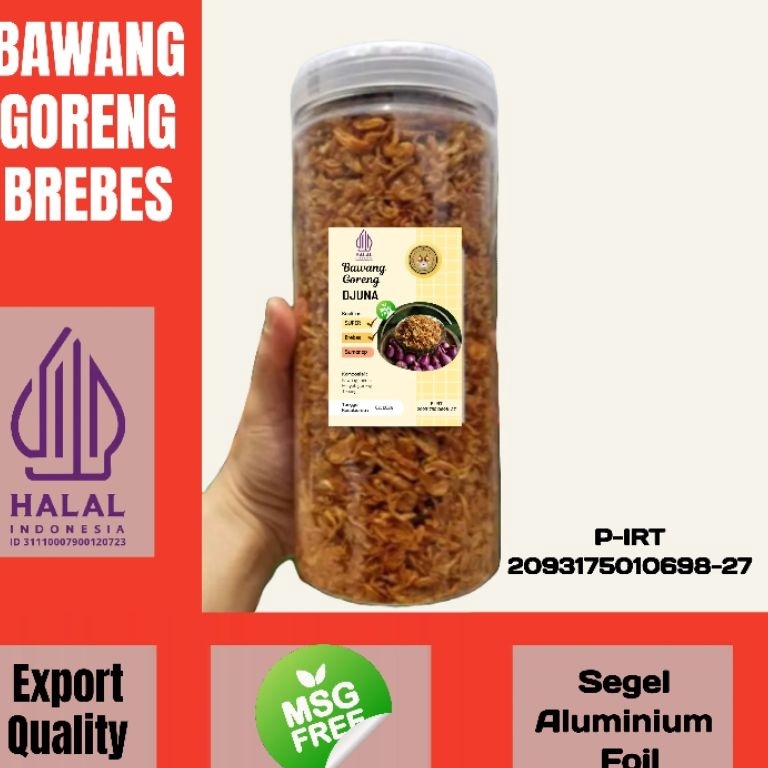 

Promo besar Bawang Goreng Brebes Super 500gr | Bawang Goreng Sumenep Super 500gr