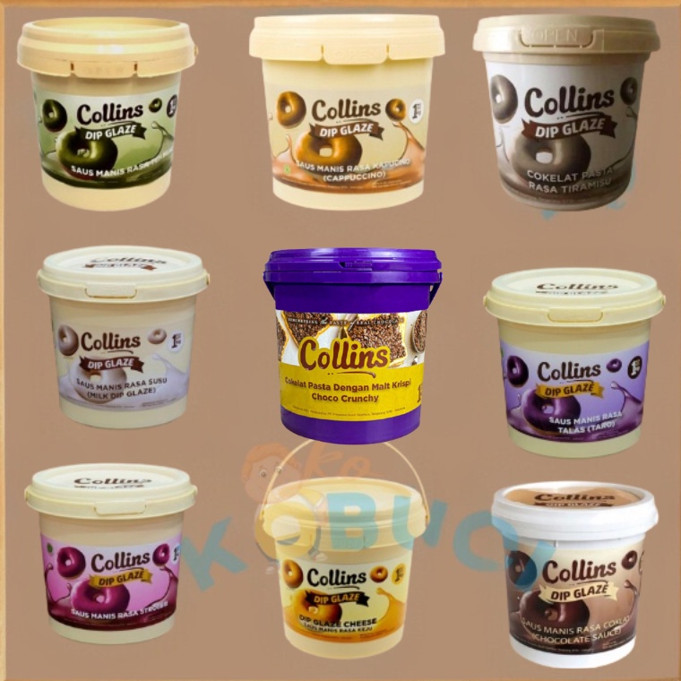 

Super Hits Collins Dip Glaze 1 Kg Pil Toples Coklat Strawberry Cheese Taro Green Tea Tiramisu Susu Cappucino