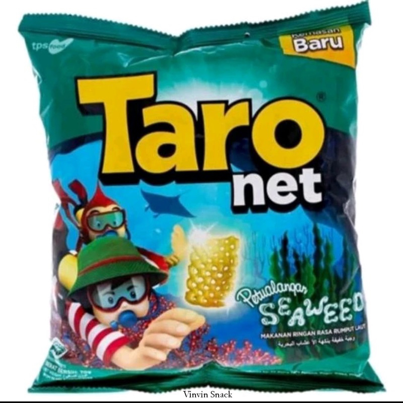

TARO NET 8gr MINI SEAWEED BARBEQUE BBQ CEMILAN ANAK GROSIR