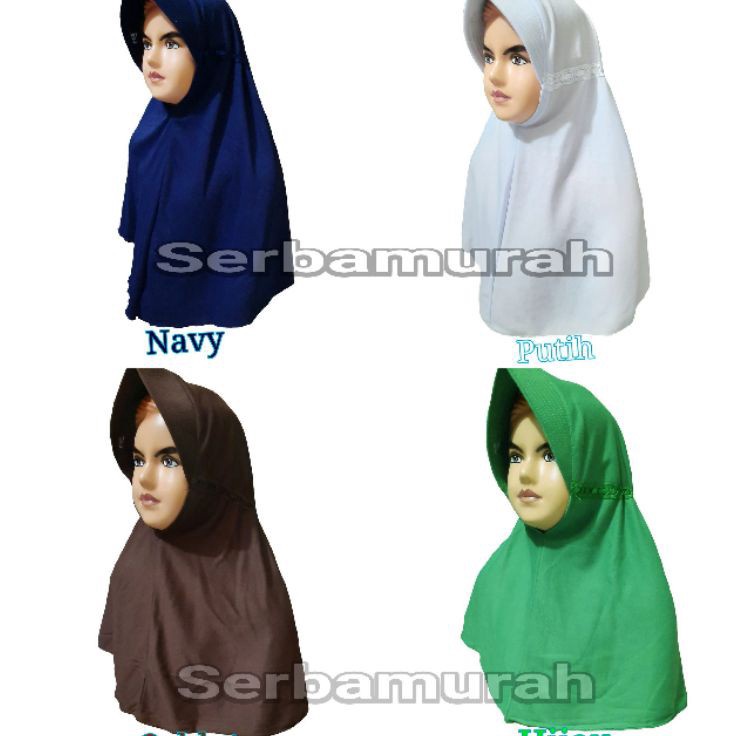 Kerudung instan sekolah hijab instan  anak sekolah