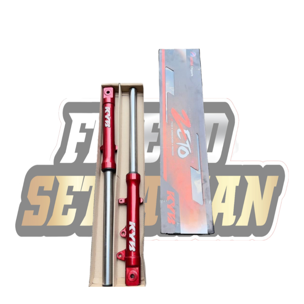 Shockbreaker depan kyb zeto as33 merah biru putih hitam
