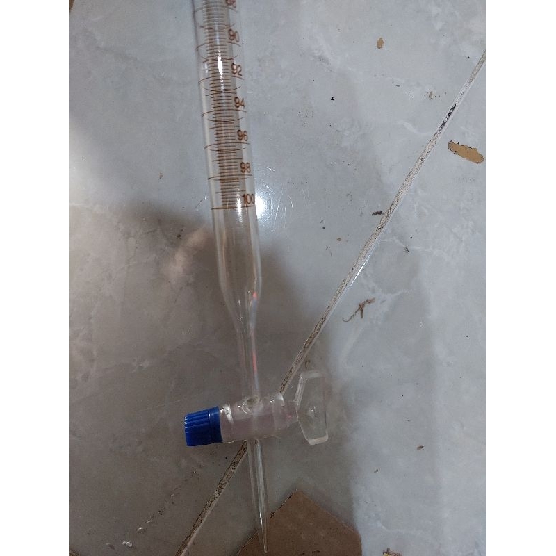 BURET KACA 100 ML KRAN GLASS BURET 100 ML herma