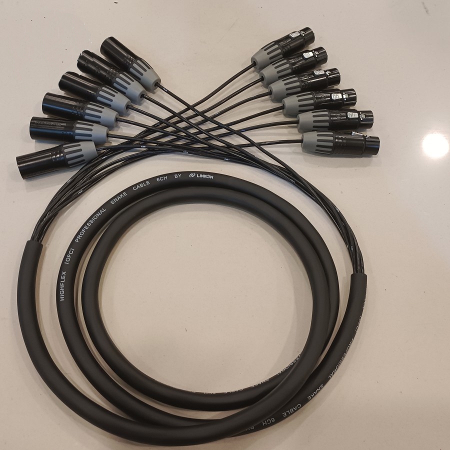 Kabel Snake isi 6 input output Seetronic original - 2 Meter