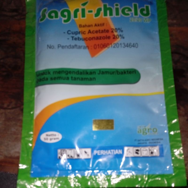 FUNGISIDA DAN BAKTERI SIDA  SAGRI SHIELD 50gr